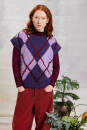 Knitting set Slipover BABY LAMA with knitting instructions in garnwelt box in size one size