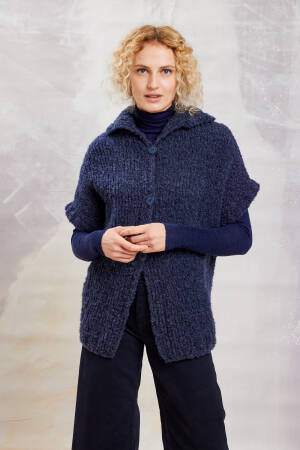 Ensemble de tricot Veste PHOENIX avec instructions de tricotage dans une boîte garnwelt en taille S-M