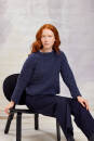 Knitting set Sweater PHOENIX with knitting instructions in garnwelt box in size S-M