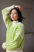 Ensemble de tricot Pullover GLORY avec instructions de tricotage dans une boîte garnwelt en taille S