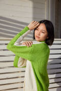 Ensemble de tricot Gilet GLORY avec instructions de tricotage dans une boîte garnwelt en taille S