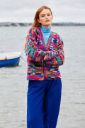 Ensemble de tricot Gilet MOVE 8-FACH/8-PLY avec instructions de tricotage dans une boîte garnwelt en taille S-M