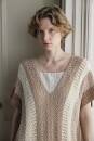 Knitting set Tunic BABY COTTON NATURALLY COLORED with knitting instructions in garnwelt box in size S-M