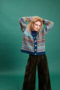 Ensemble de tricot Gilet en top-down PROMISE avec instructions de tricotage dans une boîte garnwelt en taille S
