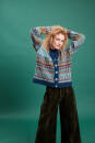 Ensemble de tricot Gilet en top-down PROMISE avec instructions de tricotage dans une boîte garnwelt en taille S
