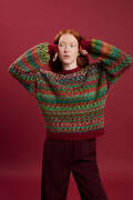Ensemble de tricot Pullover en top-down PROMISE avec instructions de tricotage dans une boîte garnwelt en taille S-M