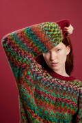 Ensemble de tricot Pullover en top-down PROMISE avec instructions de tricotage dans une boîte garnwelt en taille S-M