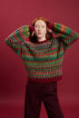 Ensemble de tricot Pullover en top-down PROMISE avec instructions de tricotage dans une boîte garnwelt en taille S-M