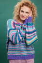 Ensemble de tricot Pullover en top-down PROMISE avec instructions de tricotage dans une boîte garnwelt en taille S-M