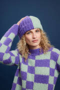 Ensemble de tricot Bonnet PROMISE avec instructions de tricotage dans une boîte garnwelt en taille DG