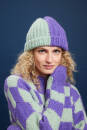 Ensemble de tricot Bonnet PROMISE avec instructions de tricotage dans une boîte garnwelt en taille DG