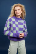 Knitting set Sweater PROMISE with knitting instructions in garnwelt box in size S-M