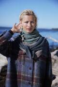 Knitting set Triangular shawl CASHMERE EXTRA LACE with knitting instructions in garnwelt box in size ca 38 x 130 cm