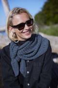 Knitting set Triangular shawl CASHMERE EXTRA LACE with knitting instructions in garnwelt box in size ca 38 x 130 cm