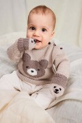 Knitting set Baby mittens Lang Yarns Baby Merino BO with...