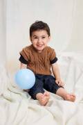 Knitting set Vest Lang Yarns Baby Merino TEO with...