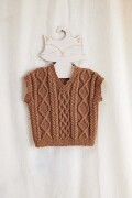 Knitting set Vest Lang Yarns Baby Merino TEO with...