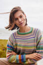 Knitting set Top Down Sweater INFINITY with knitting instructions in garnwelt box in size S-M