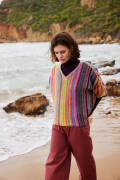Knitting set Sweater INFINITY with knitting instructions in garnwelt box in size S-M