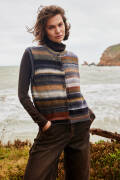 Knitting set Vest INFINITY with knitting instructions in garnwelt box in size S-M