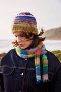 Knitting set Scarf INFINITY with knitting instructions in garnwelt box in size ca 17 x 210 cm