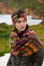 Knitting set Stand-up collar INFINITY with knitting instructions in garnwelt box in size ca 60 x 51 cm