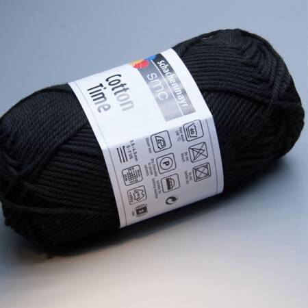 Schachenmayr smc Cotton Time 099 schwarz 50g