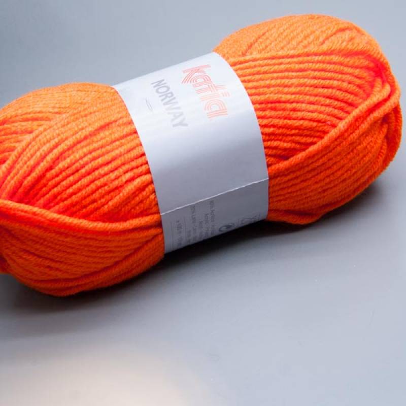 Katia Norway 021 orange crush 100g