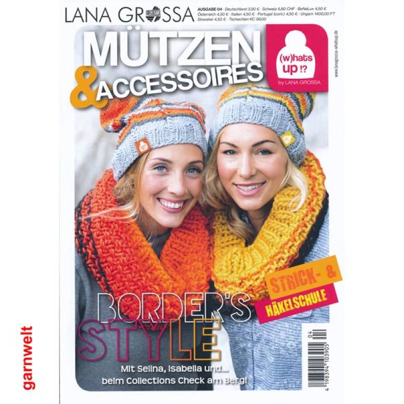 Lana Grossa Mützen & Accessoires 4 Strickzeitschrift mit Strickanleitungen