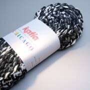 Katia Chicago 111 schwarz-weiß 100g
