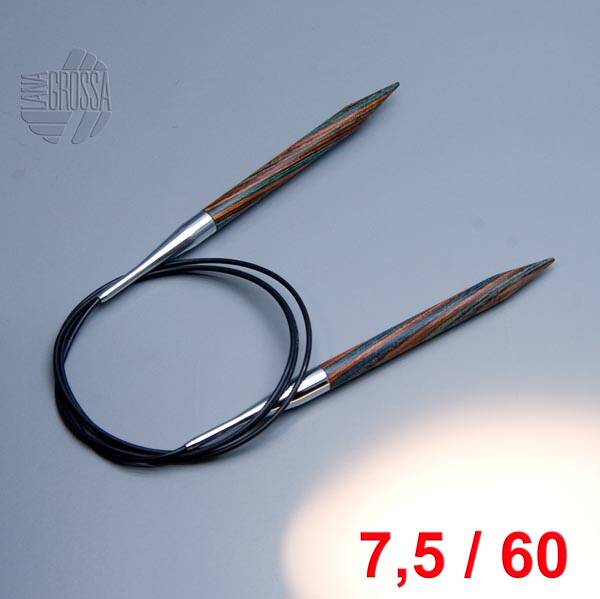 Lana Grossa Rundstricknadel Design-Holz 60cm / 7,5mm Lana Grossa Rundstricknadel Design-Holz 60cm / 7,5mm