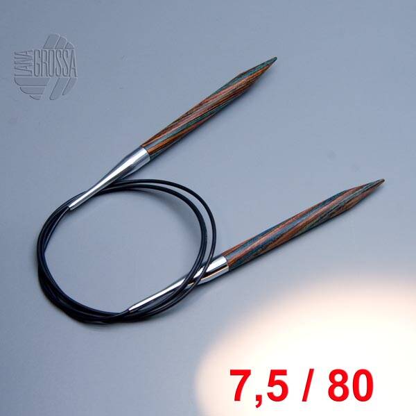 Lana Grossa Rundstricknadel Design-Holz 80cm / 7,5mm Lana Grossa Rundstricknadel Design-Holz 80cm / 7,5mm