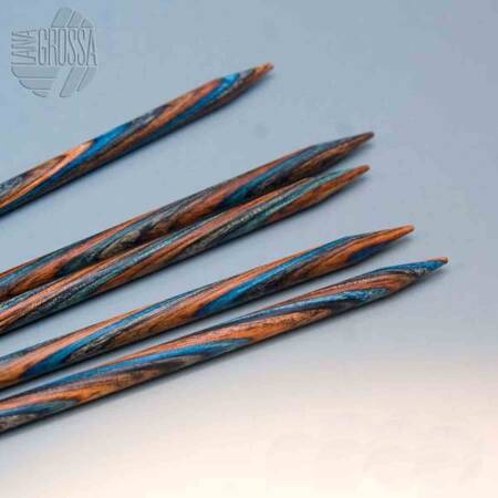 Lana Grossa Nadelspiel / Strumpfstricknadeln Design-Holz