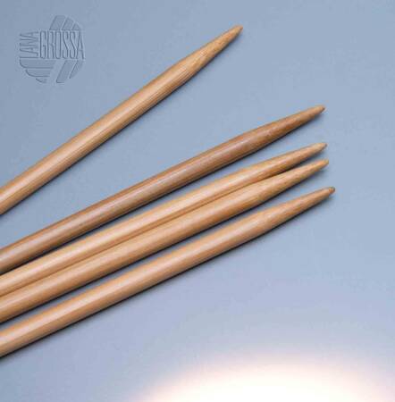 Lana Grossa Nadelspiel / Strumpfstricknadeln Bambus - AKTION -