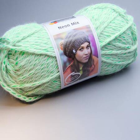 Schachenmayr Neon Mix 170 natur-neon grün 150g