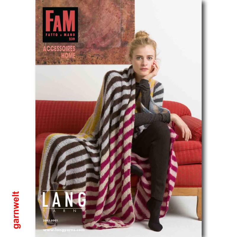 Lang Yarns FAM Fatto a Mano 239 Accessoires Home... Lang Yarns FAM Fatto a Mano 239 Accessoires Home Strickheft mit Strickanleitungen