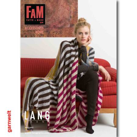 Lang Yarns FAM Fatto a Mano 239 Accessoires Home Strickheft mit Strickanleitungen