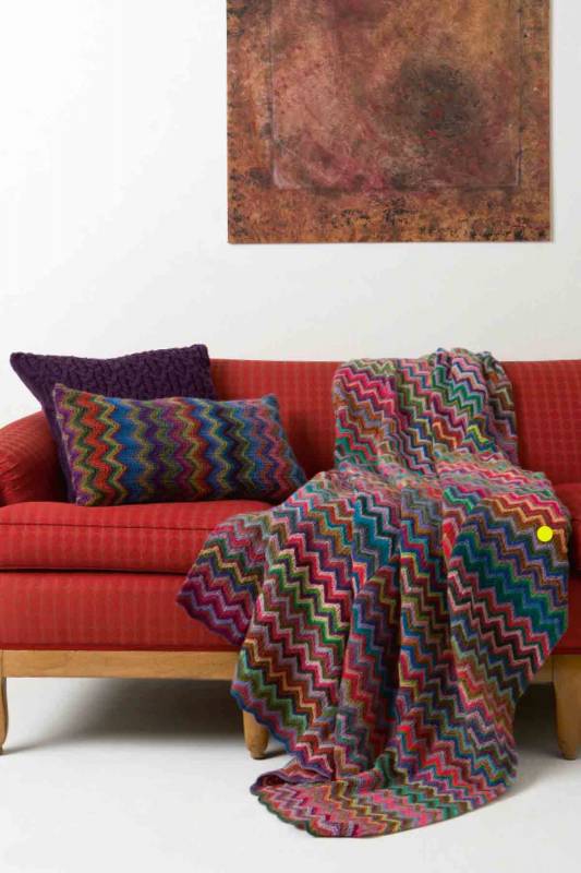 Decke - Lang Yarns Mille Colori Baby - Strickset mit Anleitung in garnwelt-Box 120x180