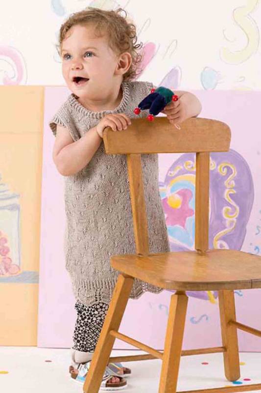Kleid - Lang Yarns Baby Cotton - Strickset mit Anleitung in garnwelt-Box 74