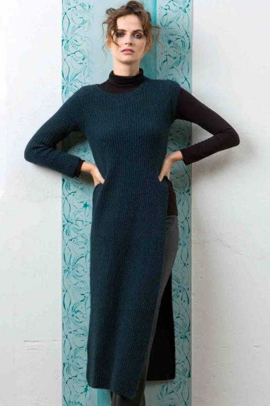 Kleid - Lang Yarns Nova - Strickset mit Anleitung in garnwelt-Box XL