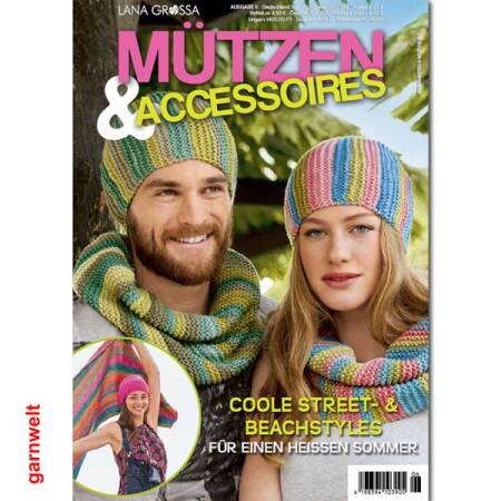 Lana Grossa Mützen & Accessoires 6  Strickzeitschrift mit Strickanleitungen