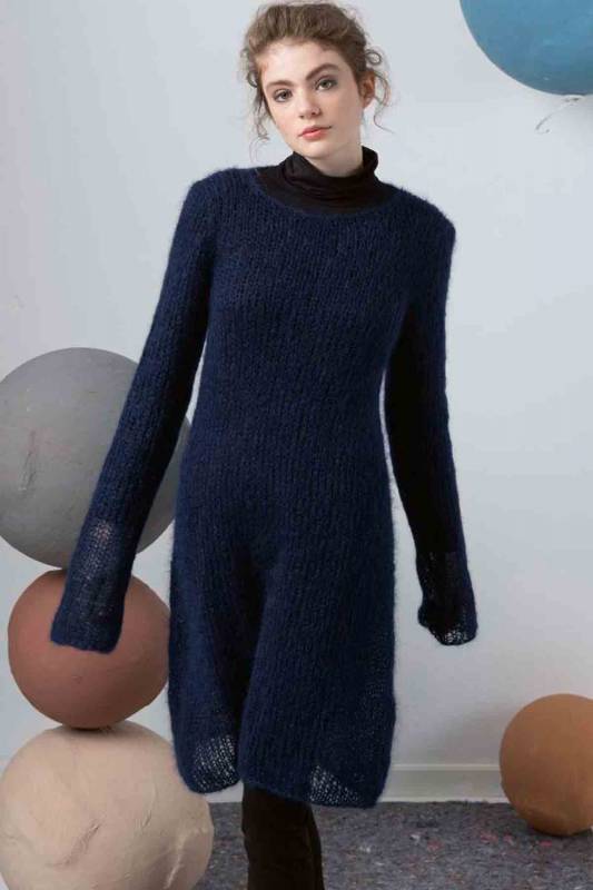 Kleid - Lang Yarns Mohair Luxe - Strickset mit Anleitung in garnwelt-Box XL