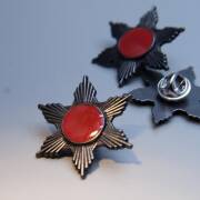 Knopf Union-Knopf 0500232 035mm 0088 schwarz-rot