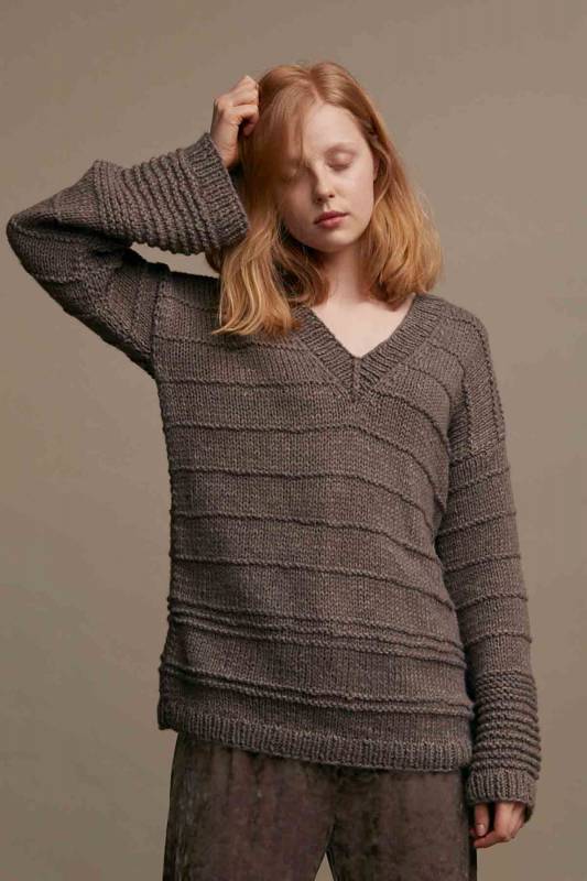 Strickanleitung Pullover Touch of taupe
