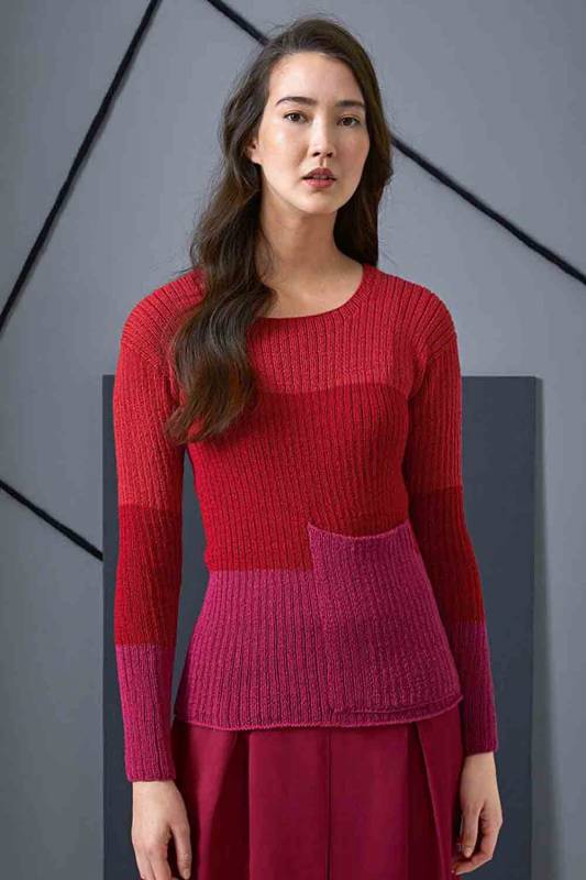 Pullover - Lang Yarns Merino 400 Lace - Strickset mit Anleitung in garnwelt-Box XL