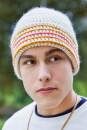 Mütze - Lang Yarns Stockholm und Lusso - Strickset mit Anleitung in garnwelt-Box