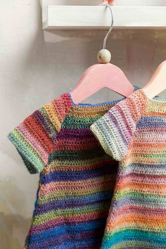 Kleid - Lang Yarns Mille Colori Baby Luxe - Strickset mit Anleitung in garnwelt-Box 56
