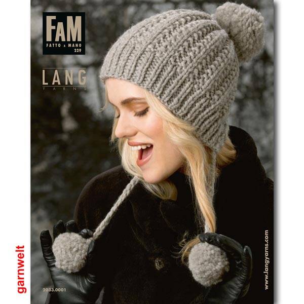 Lang Yarns FAM Fatto a Mano 229 Mtzen Strickheft mit Strickanleitungen