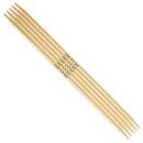 Strumpfstricknadel Bambus 20/4.0