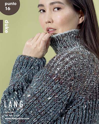 Lang Yarns Punto 16 DUKE - Strickheft mit Anleitung Lang Yarns Punto 16 DUKE - Strickheft mit Anleitung
